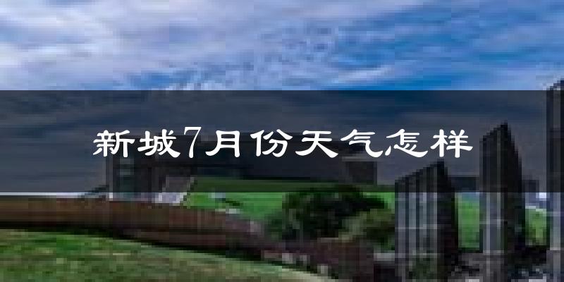 新城7月份天气怎样?新城七月热吗?