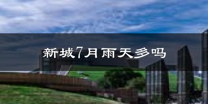 新城7月雨天多吗?