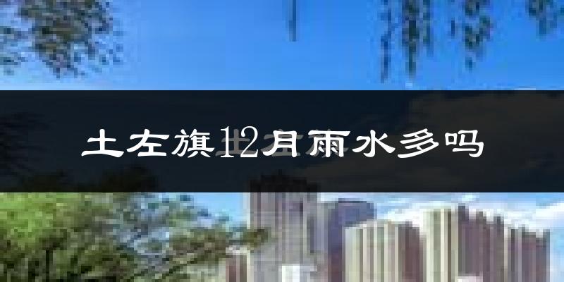 土左旗12月雨水多吗?