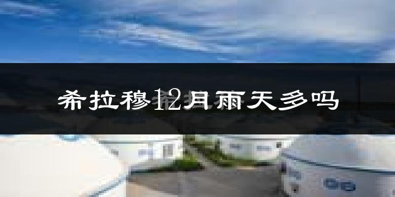 希拉穆12月雨天多吗?