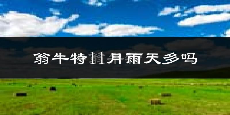 翁牛特11月雨天多吗?