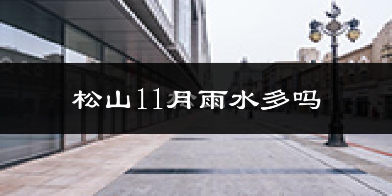 松山11月雨水多吗?