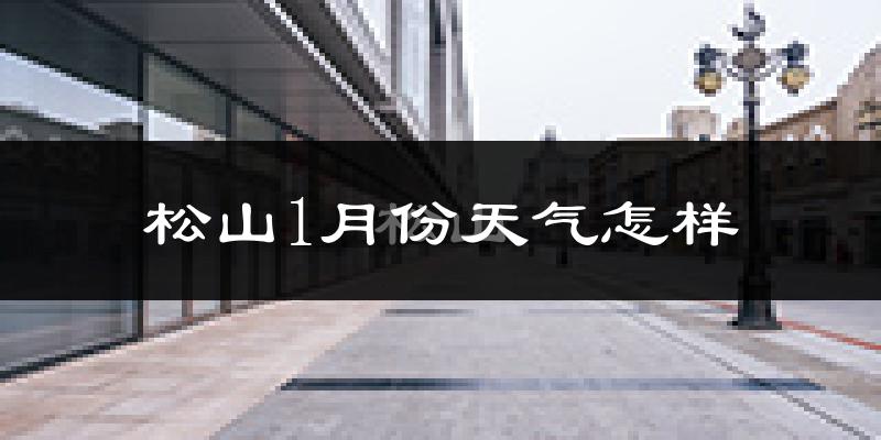 松山1月份天气怎样?松山一月冷吗?
