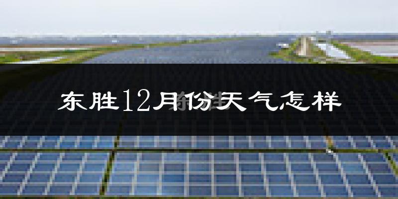 东胜12月份天气怎样?东胜十二月冷不冷?
