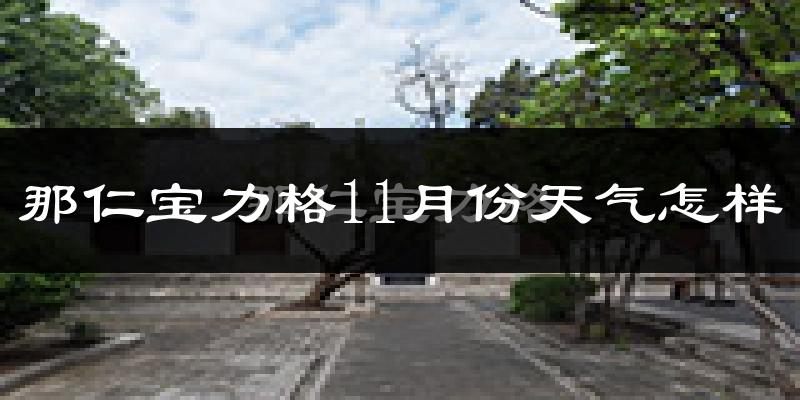 那仁宝力格11月份天气怎样?那仁宝力格十一月冷吗?