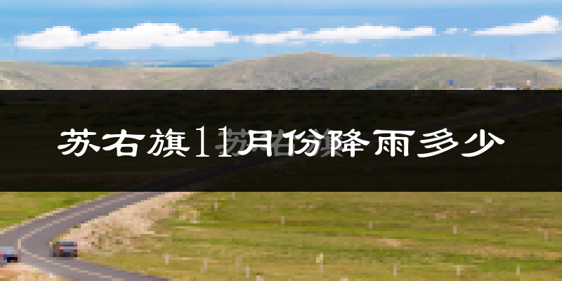 苏右旗11月份降雨多少?