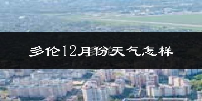 多伦12月份天气怎样?多伦十二月冷吗?