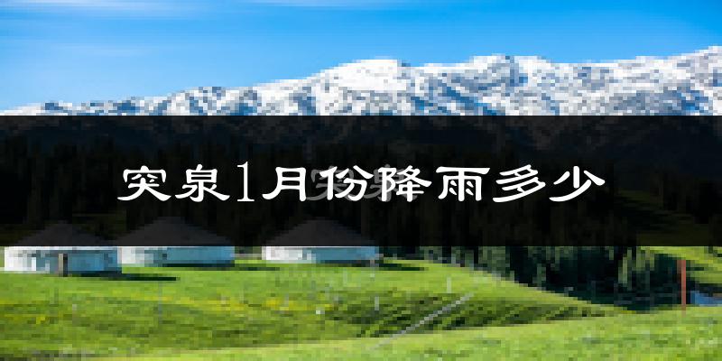 突泉1月份降雨多少?