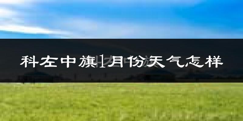 科尔沁左翼中旗1月份天气如何?很冷吗?