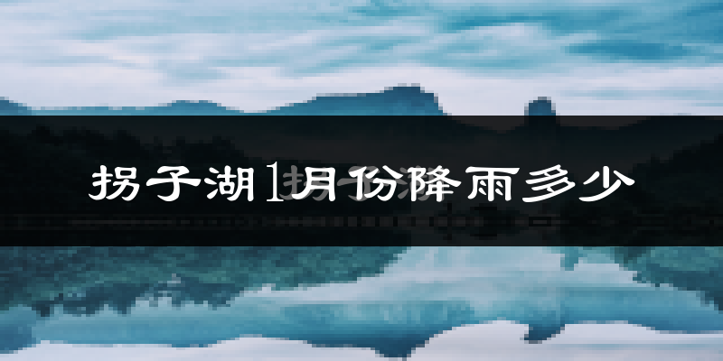拐子湖1月份降雨多少?