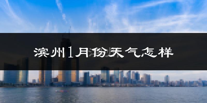滨州市1月份天气如何?很冷吗?