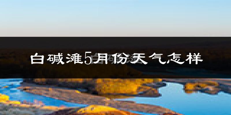 白碱滩5月份天气怎样?白碱滩五月冷不冷?