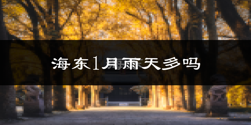 海东1月雨天多吗?