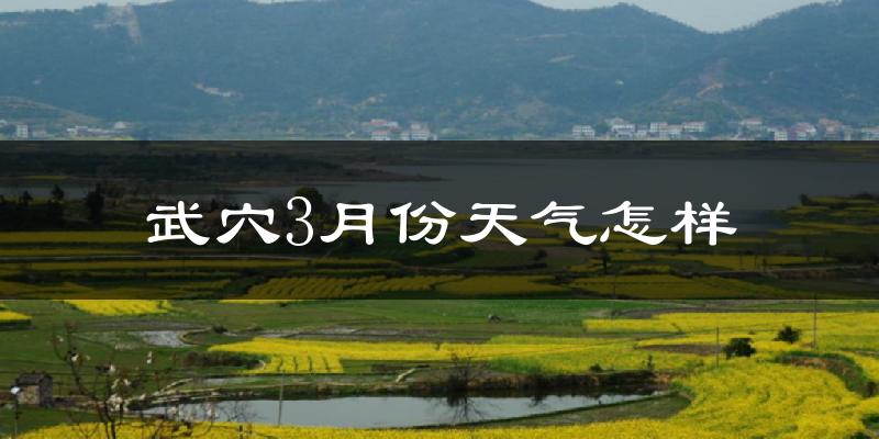 武穴市3月份天气如何?冷热变化大吗?