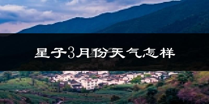 星子县3月份天气如何?冷吗?过去两年天气数据分析