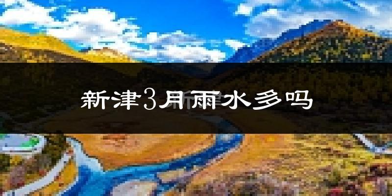 新津3月雨水多吗?