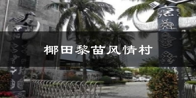 椰田黎苗风情村天气预报十五天